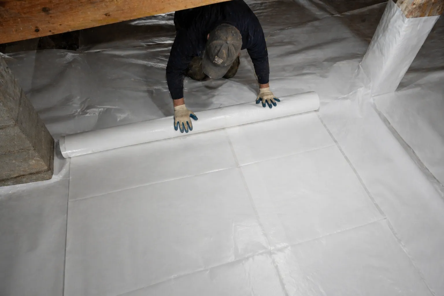 Vapor barrier installation steps